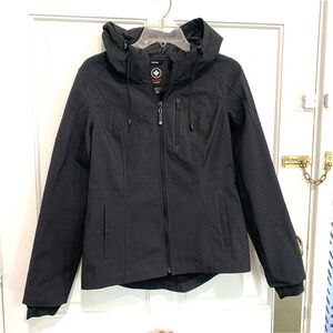 Halifax Traders Womens Hooded Windbreaker pin pattern Jacket women Med